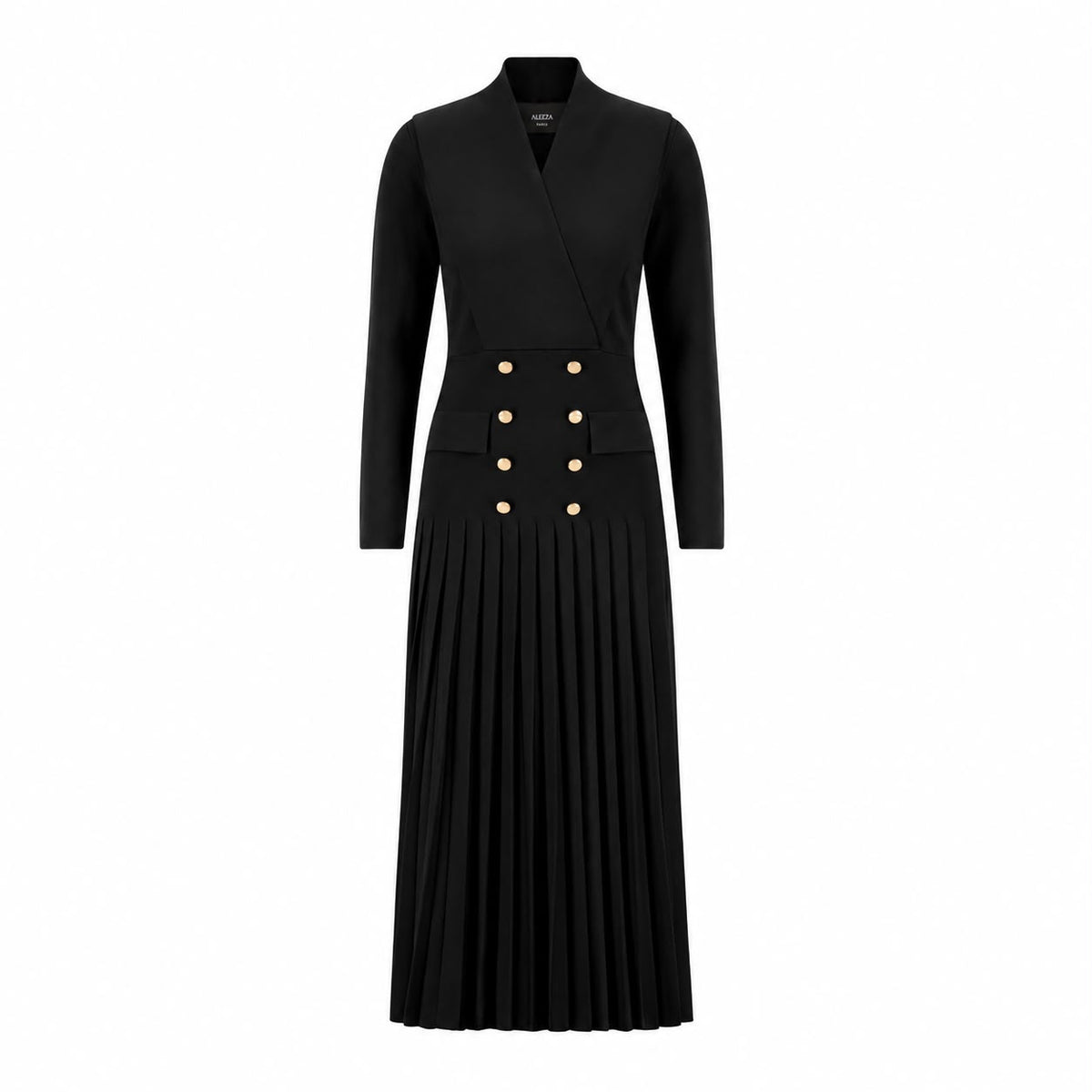 Pleated Blazer Dress
