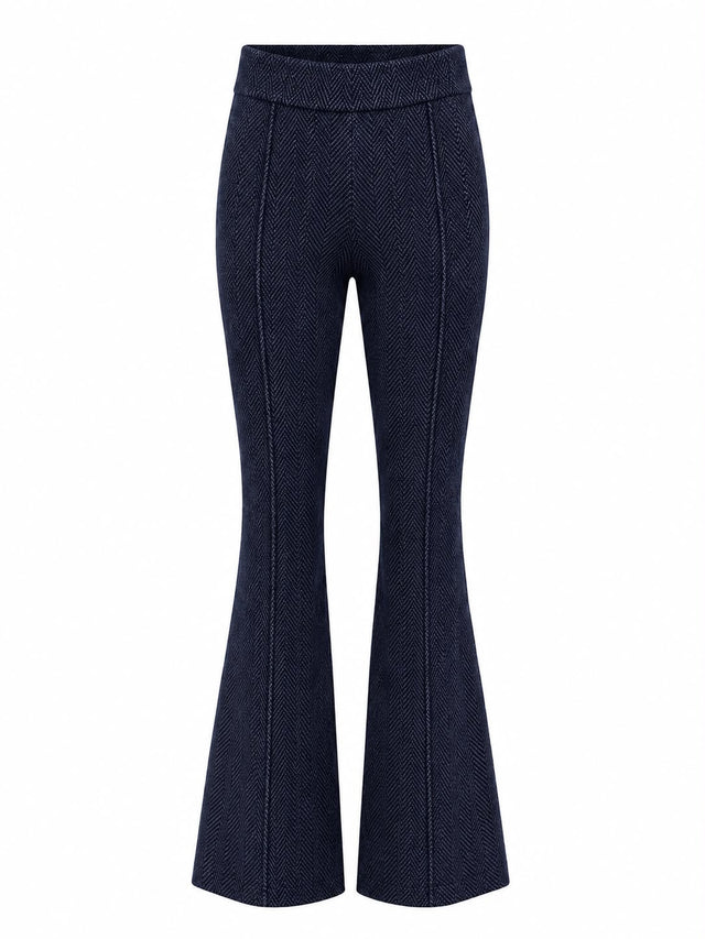 Tailored Herringbone Pants