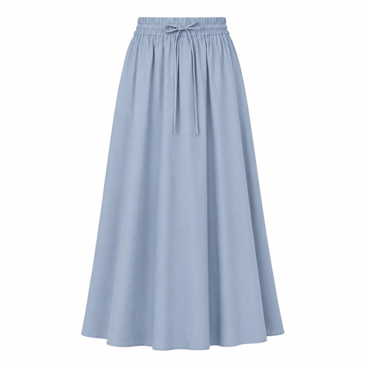 Relaxed Poplin Skirt