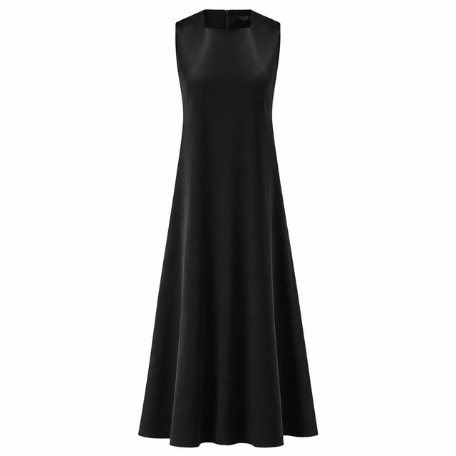 Sleeveless Trapeze Maxi