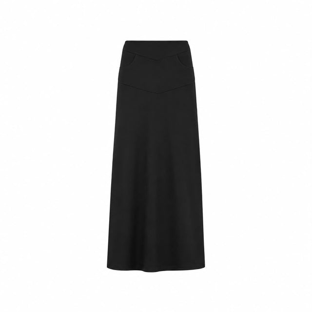 Pointed-Yoke Midi Maxi