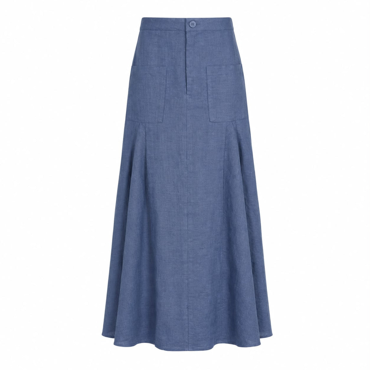 Drop-Pocket Maxi Skirt