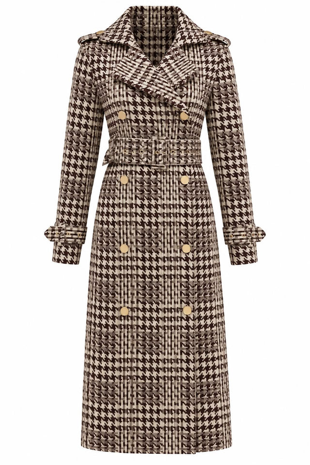 The Geneva Plaid Trench