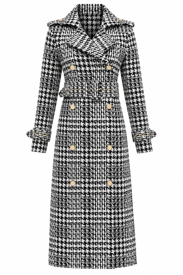 The Geneva Plaid Trench