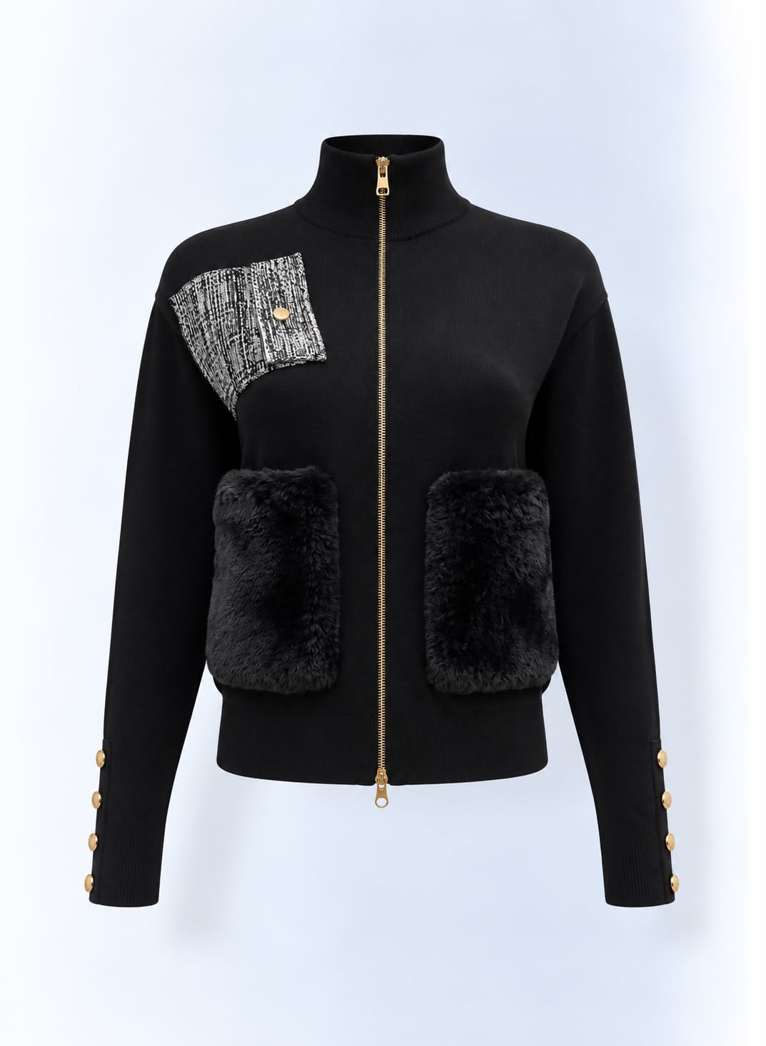 Boucle Pocket Cardigan