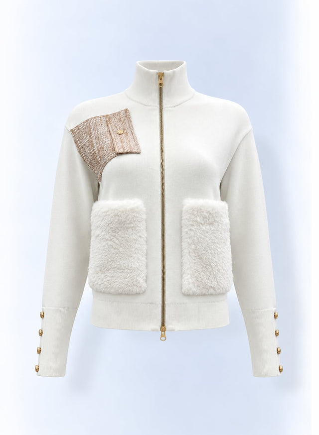 Boucle Pocket Cardigan