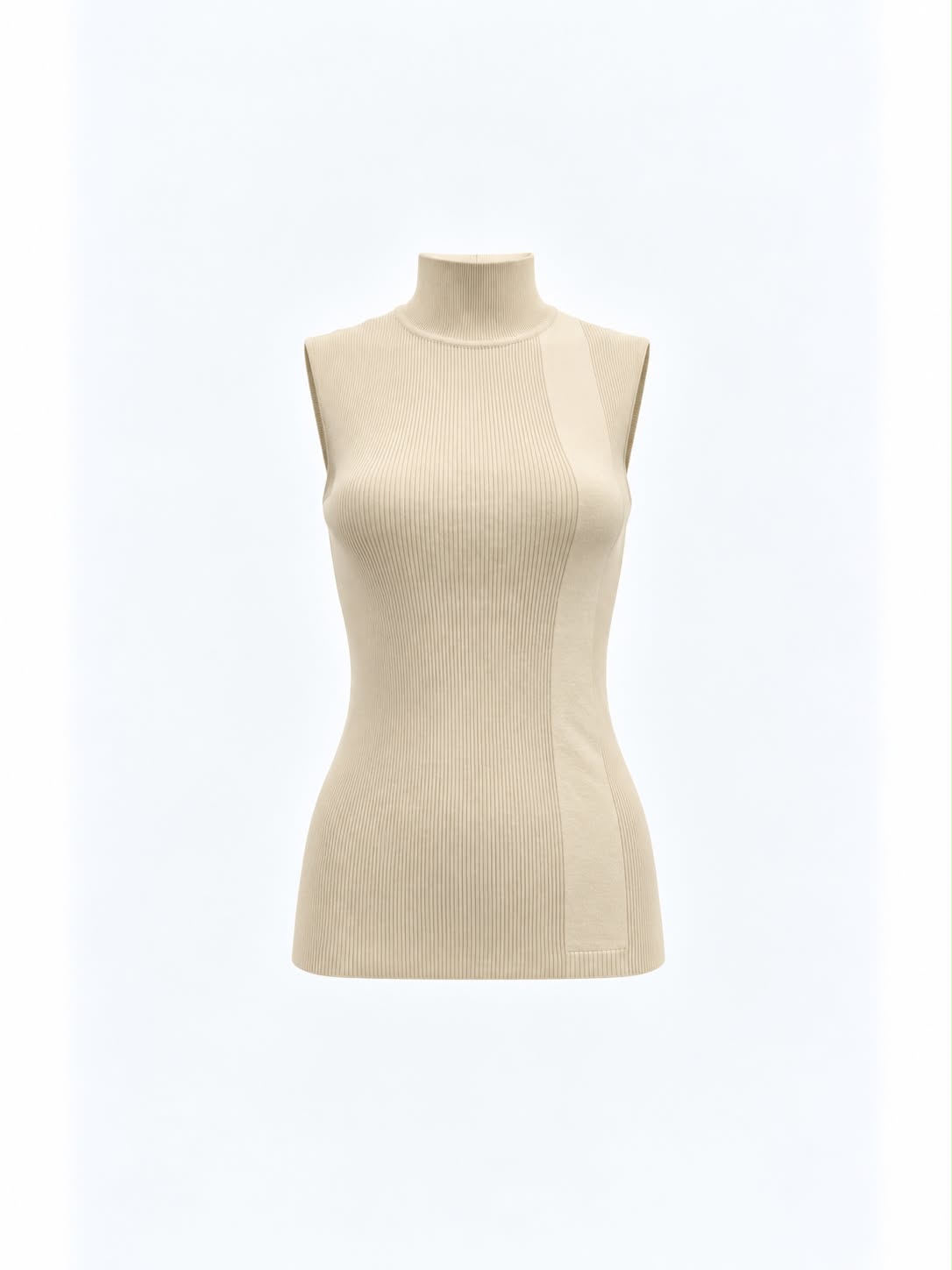 Mila Ribbed Mock Neck Top