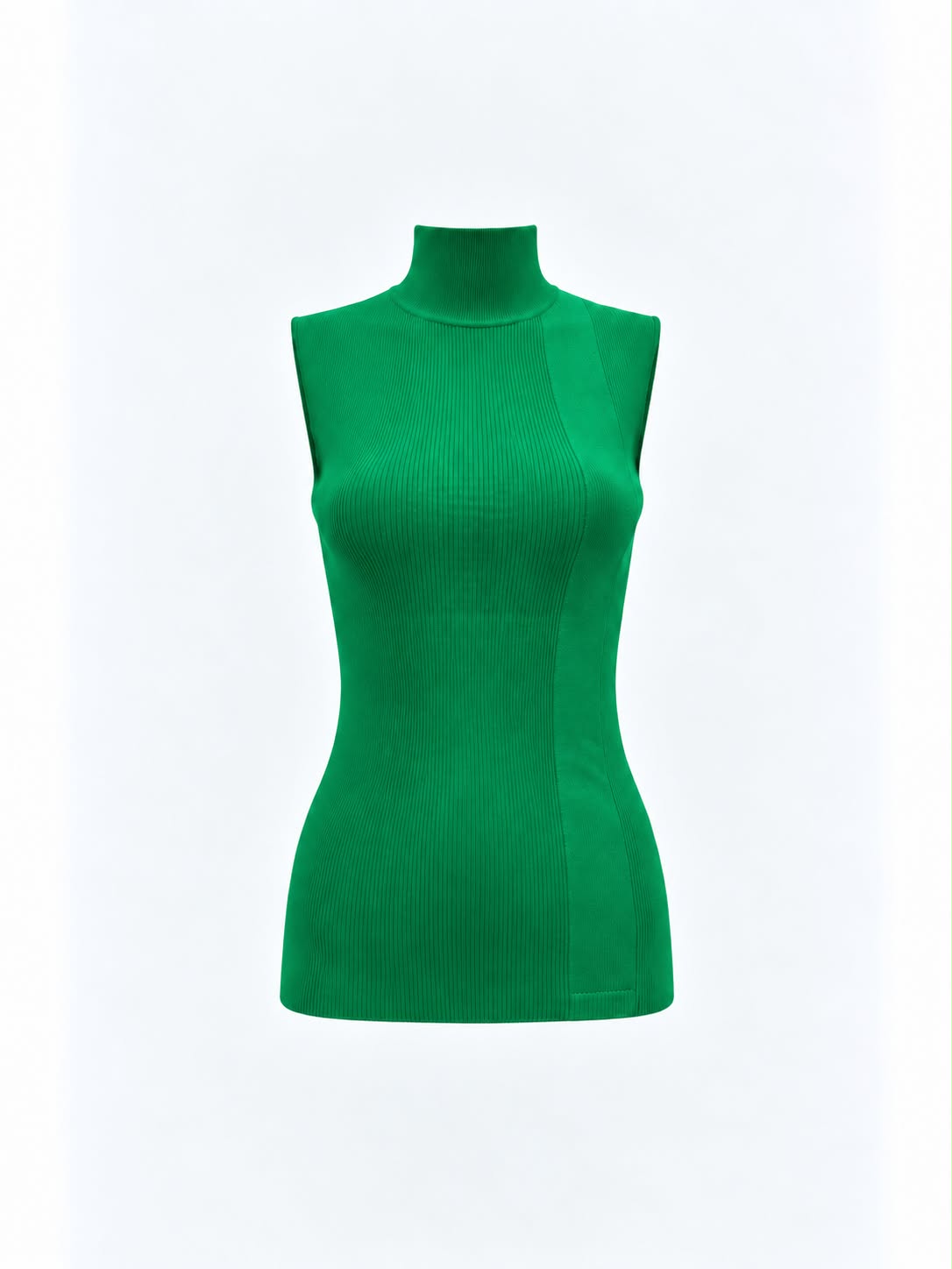 Mila Ribbed Mock Neck Top