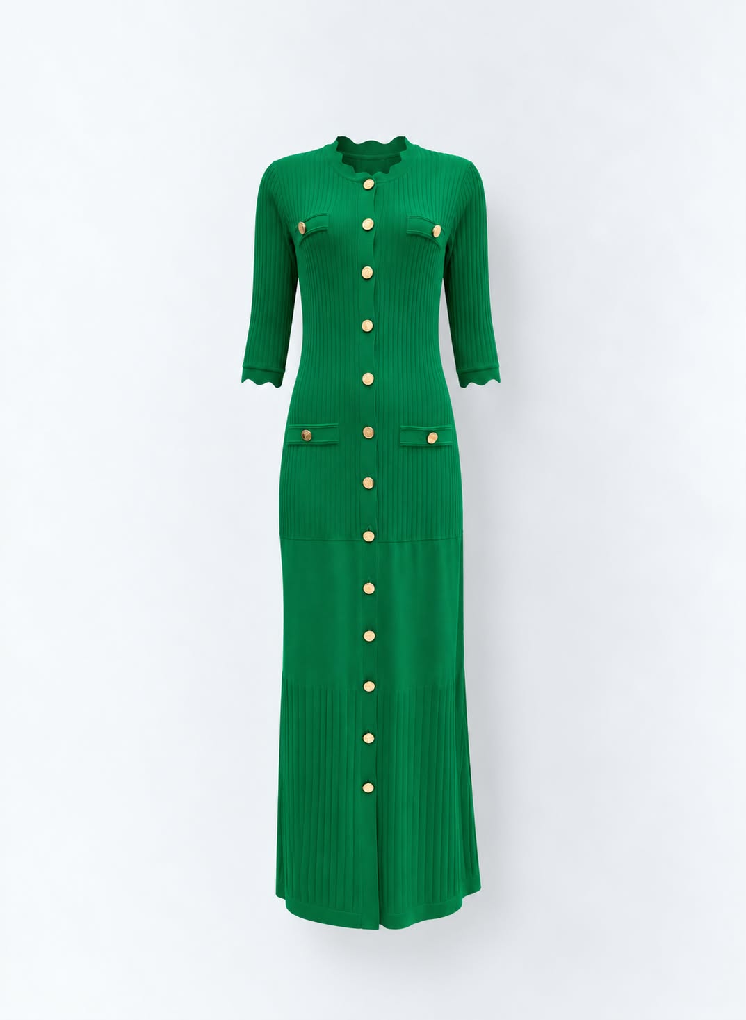 Rhoda Knit Dress Greens