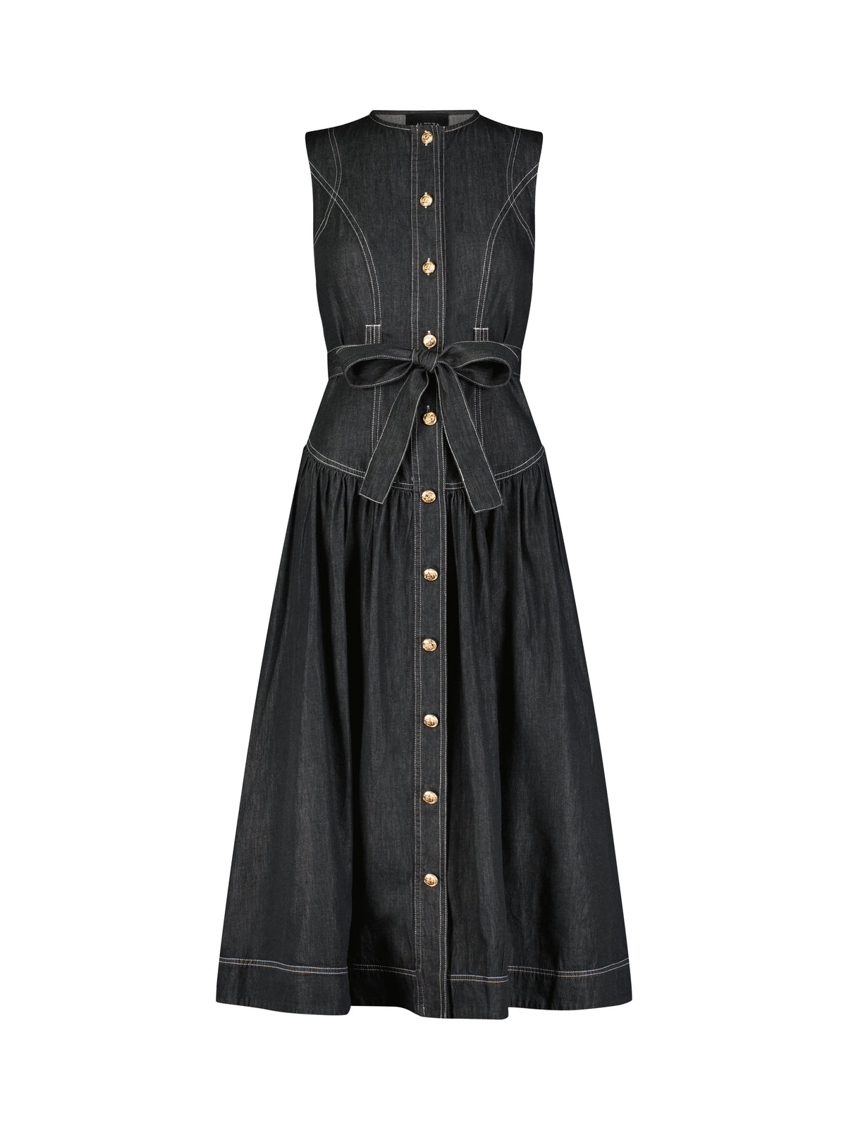 Aleeza Paris Addison Sleeveless Dress – modest dress in Black