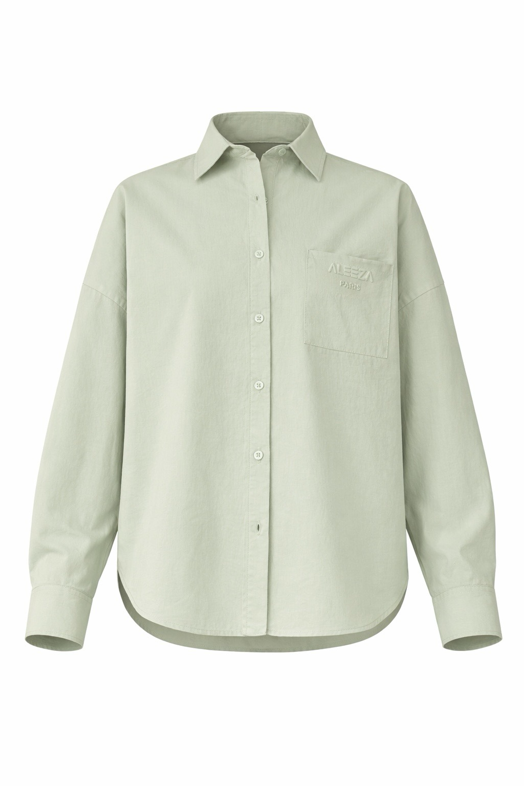 Aleeza Urban Button Down Top by Aleeza Paris – modest top in Green
