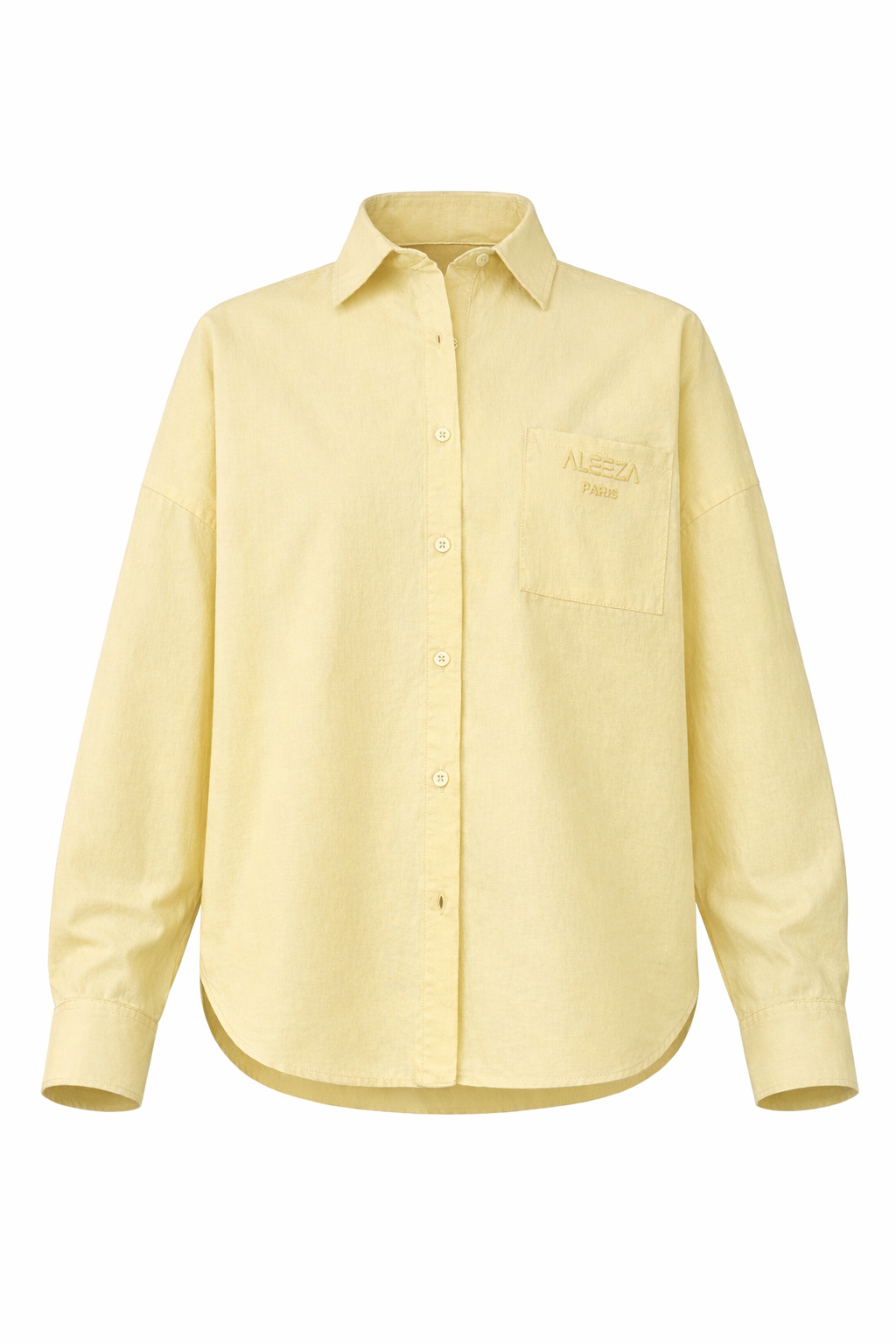 Aleeza Urban Button Down Top by Aleeza Paris – modest top in Yellow