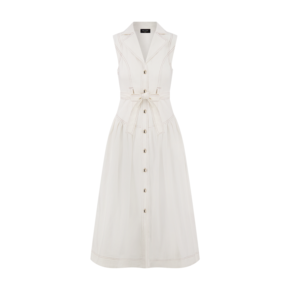 Aleeza Paris Aria Sleeveless Midi – modest dress