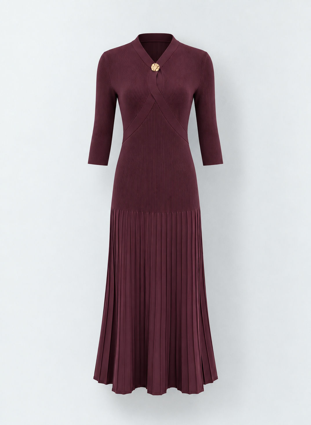 Aleeza Paris Atelier Pleated Dress – modest dress