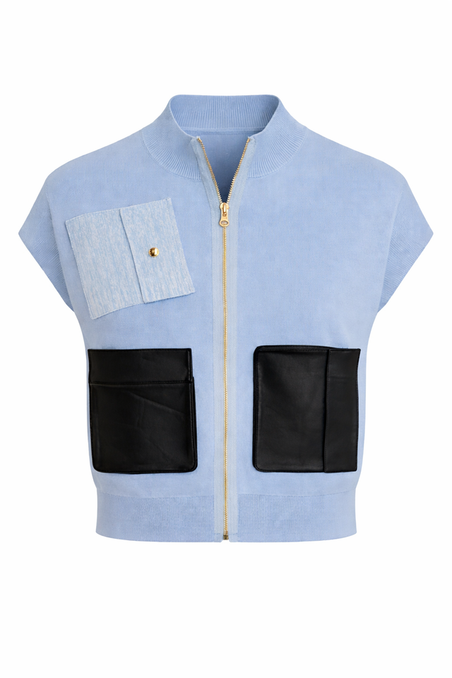Champagne Knit Vest