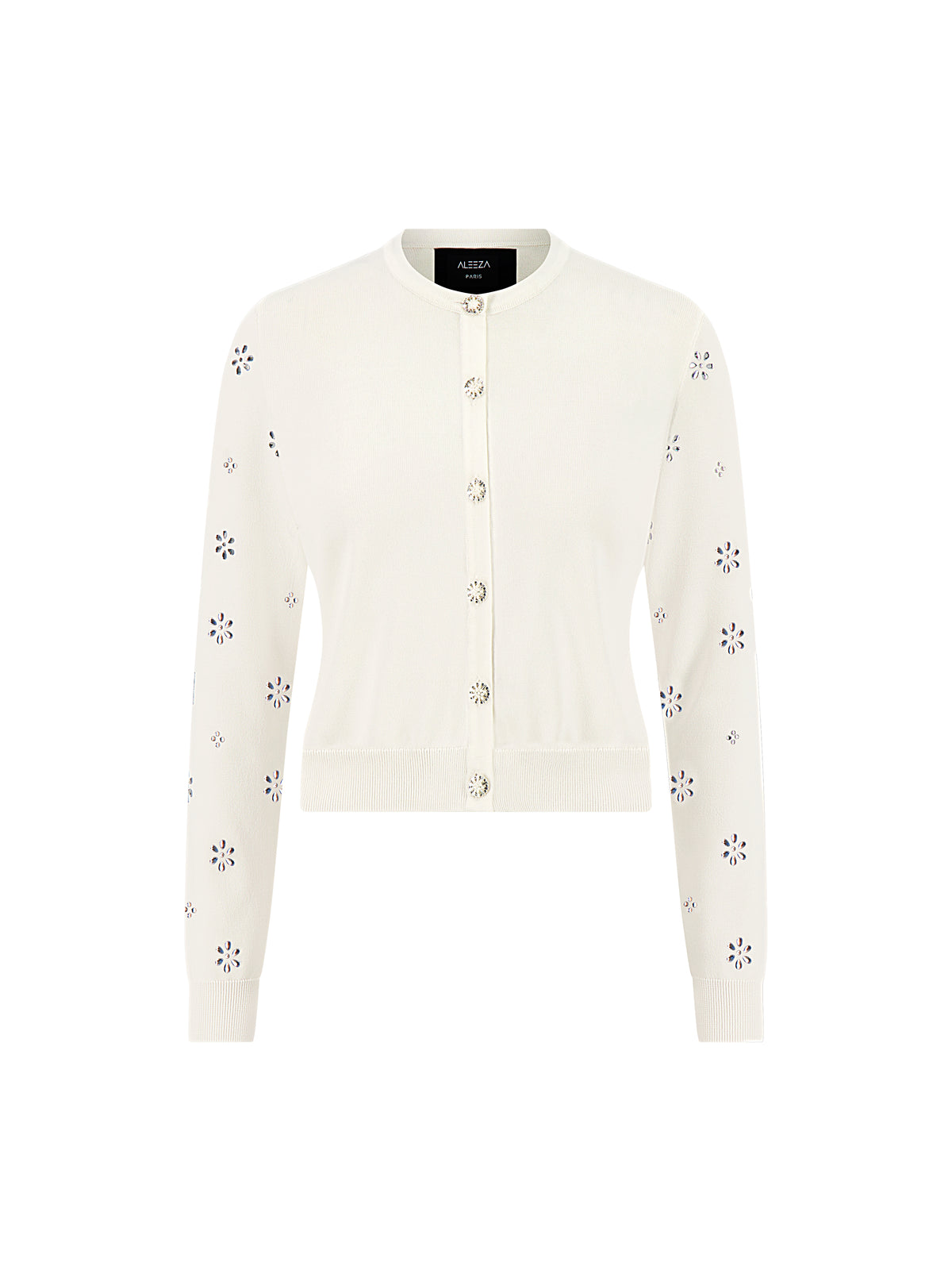 Aleeza Paris Bella Fleur Cardigan – modest top in Ivory