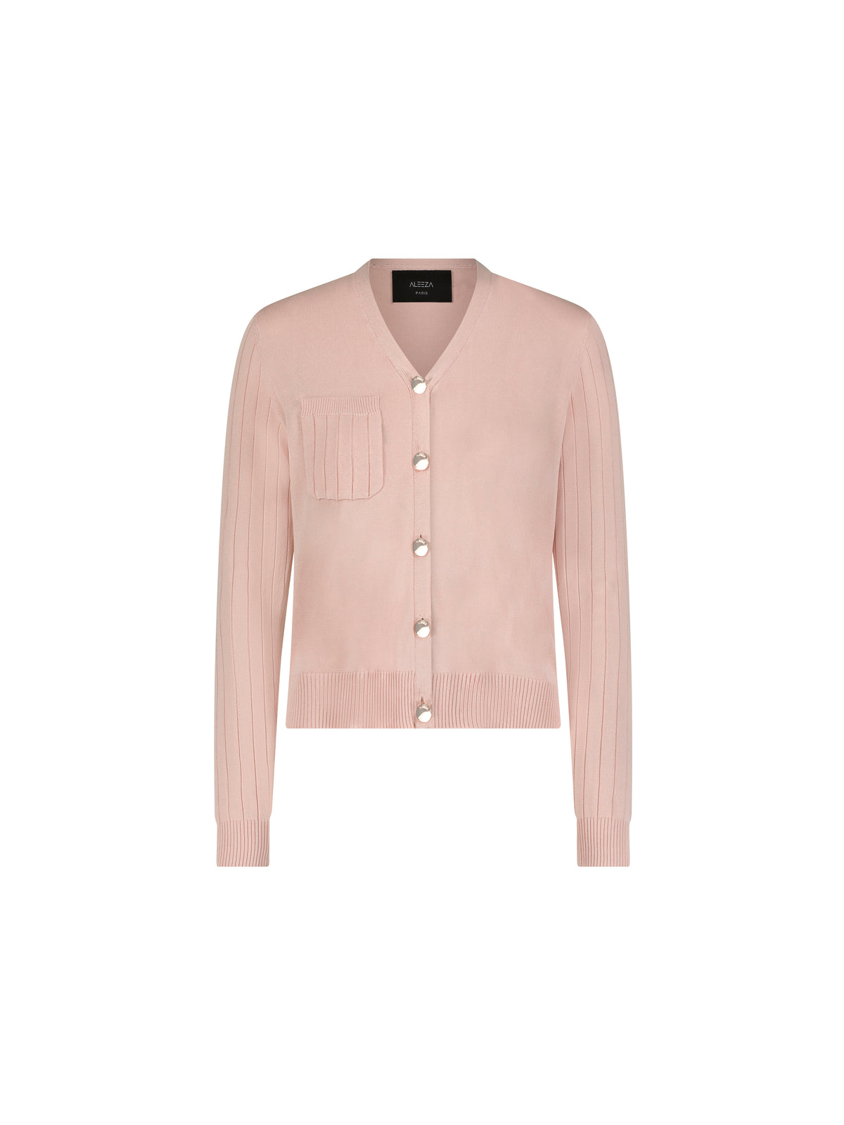 Aleeza Paris Bette Knit Cardigan – modest top in Blush