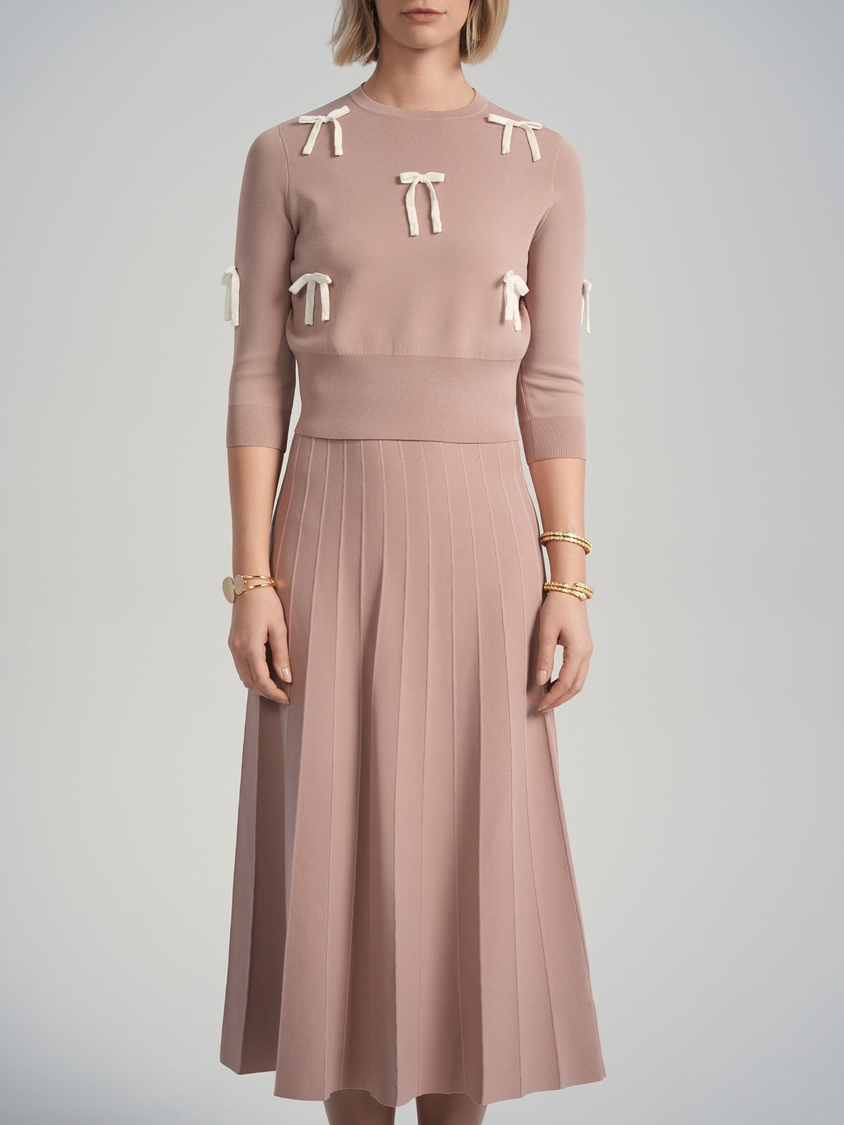 Aleeza Paris Bianca Bow Top – modest top