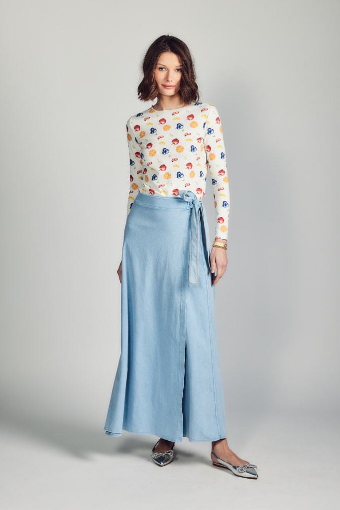 Aleeza Paris Blanca Wrap Skirt – modest skirt