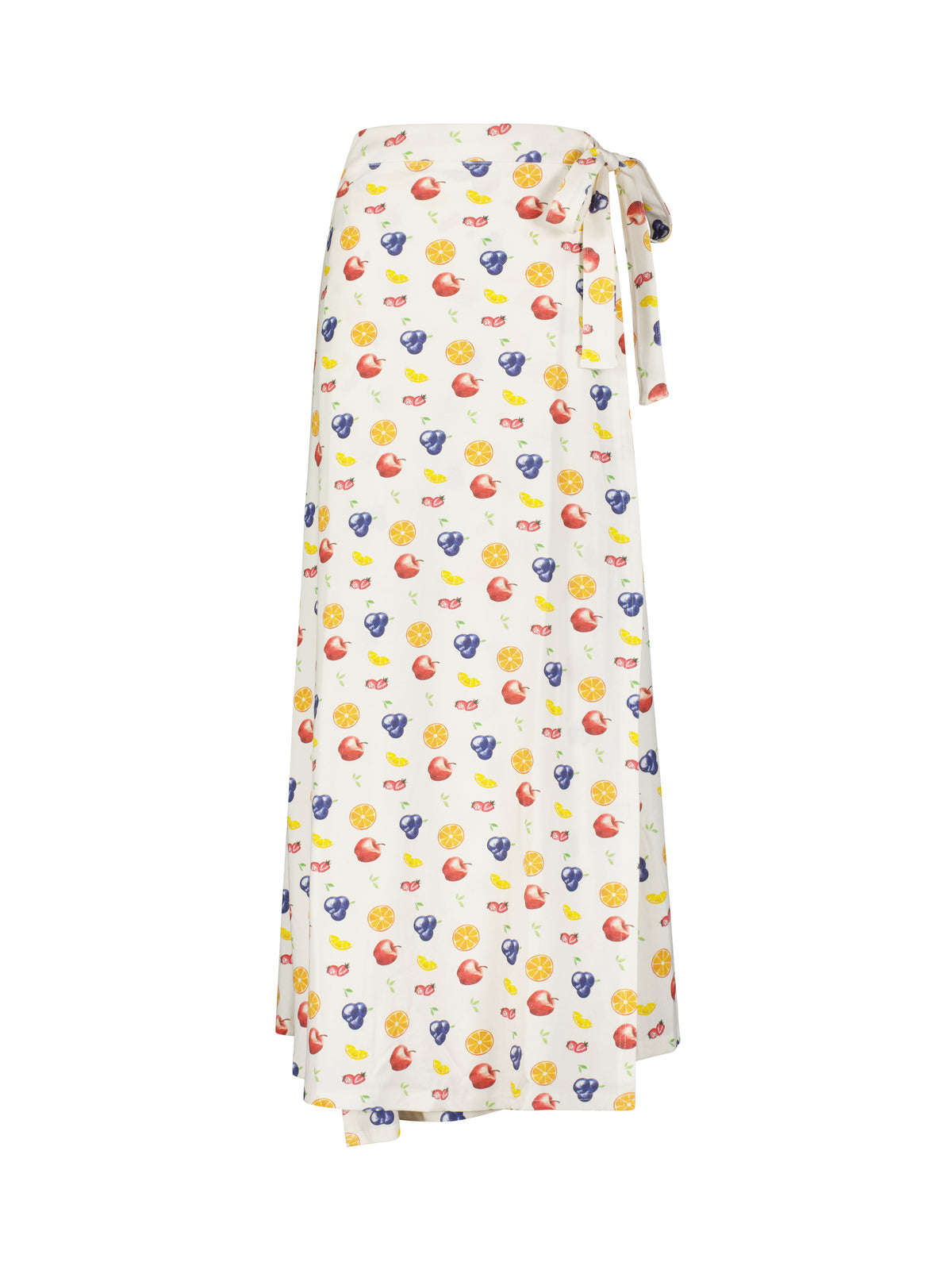 Aleeza Paris Blanca Wrap Skirt – modest skirt in Fruit Print