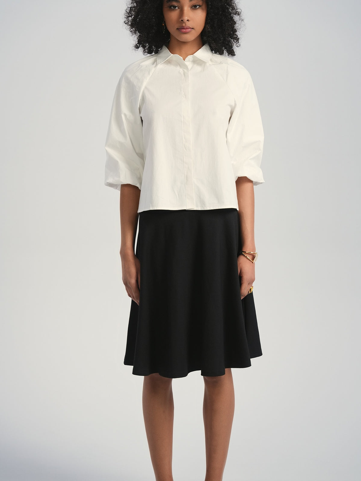 Aleeza Paris Bradley Shirt – modest top in Ivory
