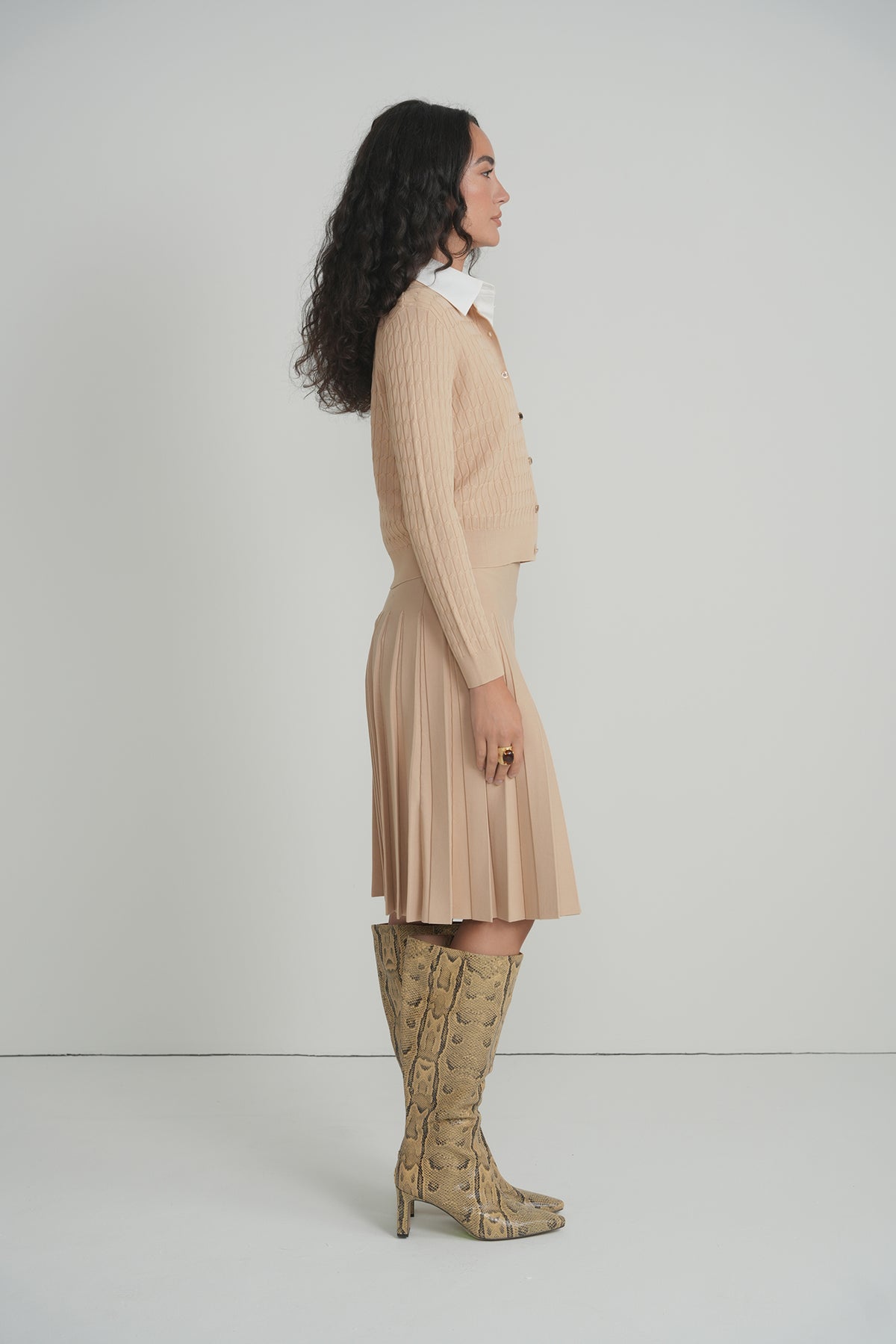 Aleeza Paris Camilla Cable Cardigan – modest top