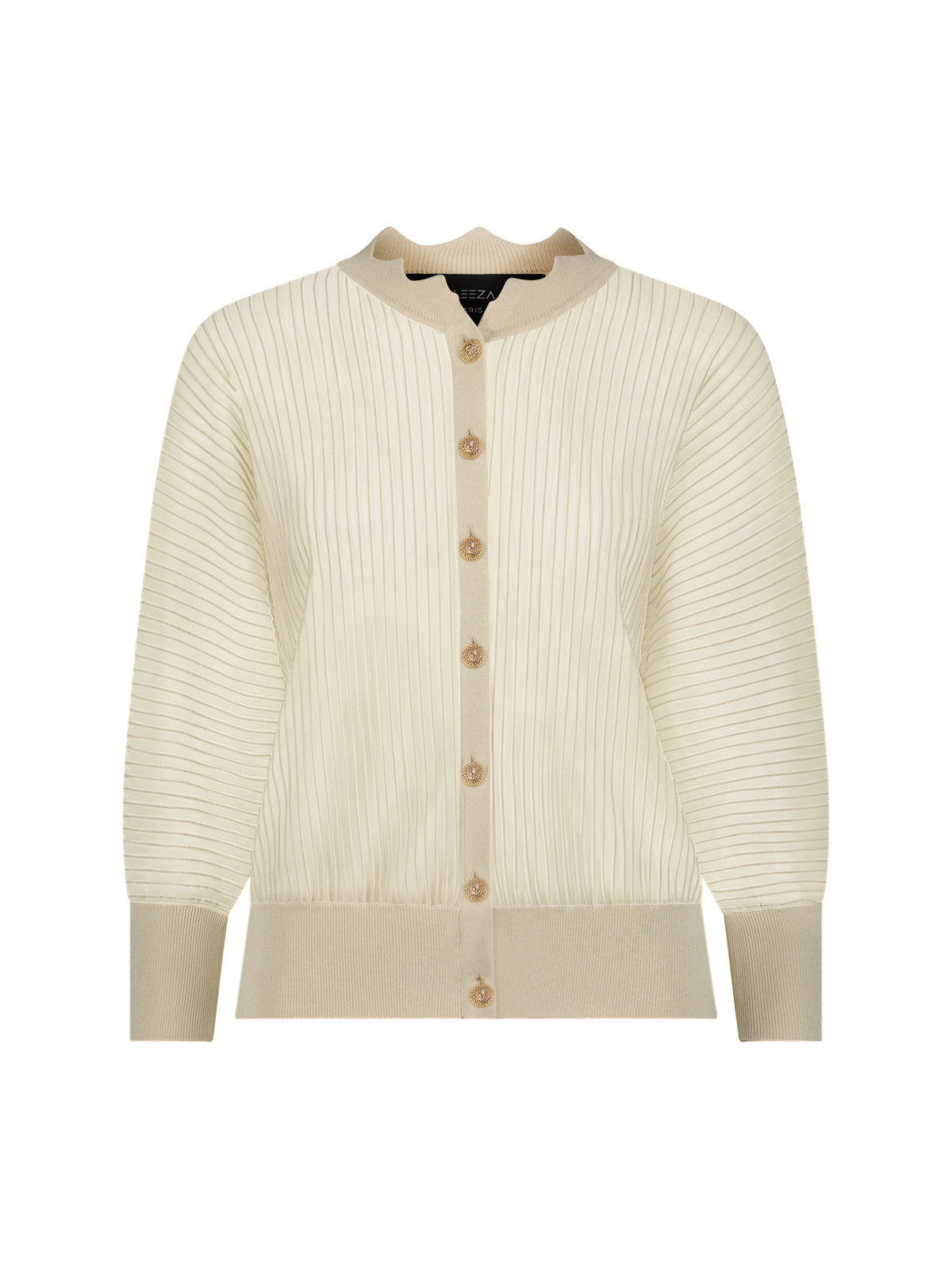 Aleeza Paris Ceci Cardigan – modest top in Gold