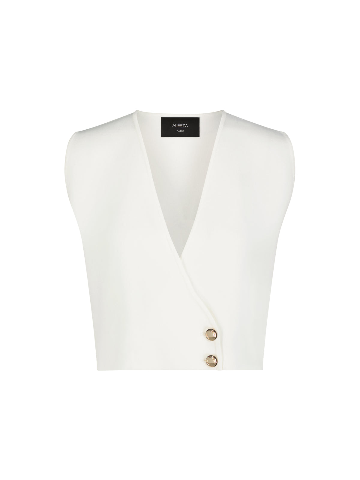 Aleeza Paris Chapelle Vest – modest top in Ivory