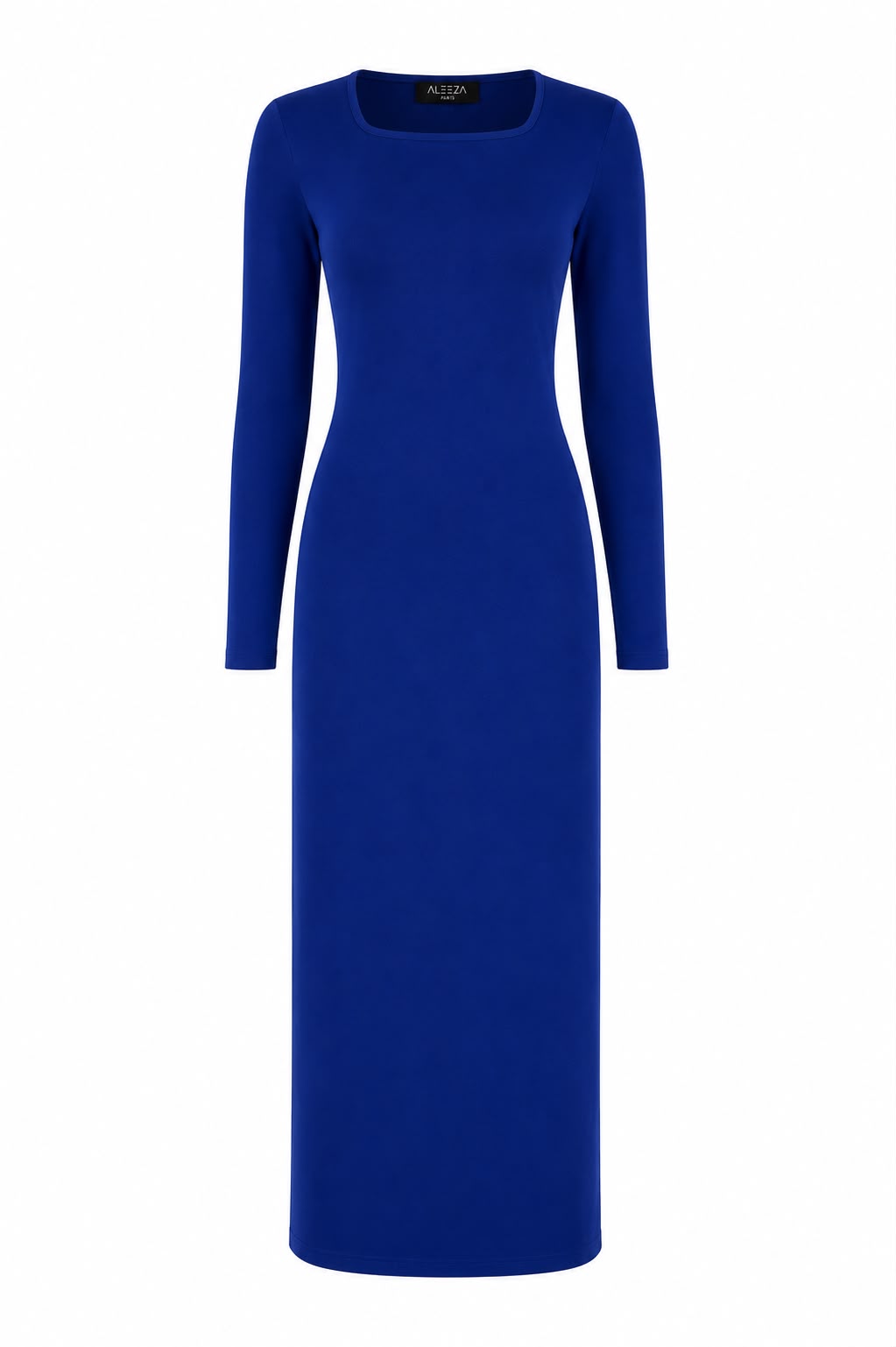 Aleeza Paris Classic Column Dress – modest dress in Navy