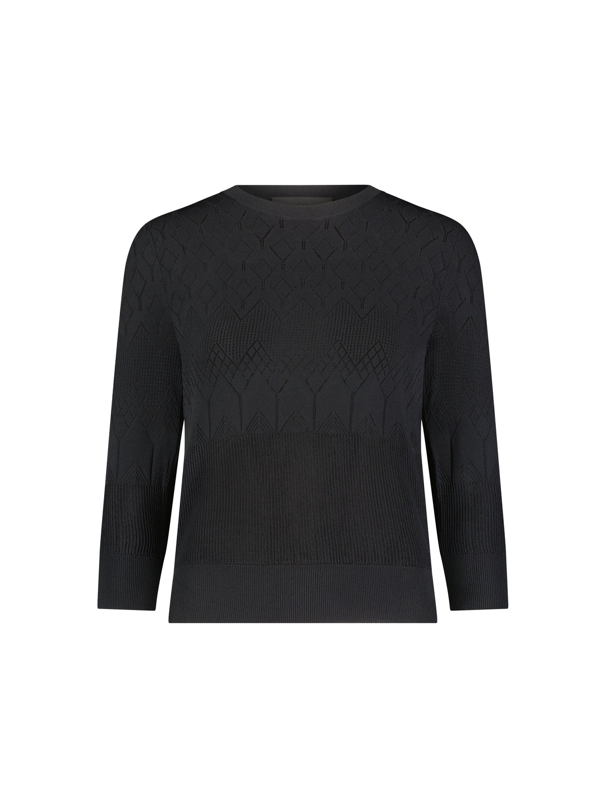 Aleeza Paris Daphne Knit Top – modest top in Black