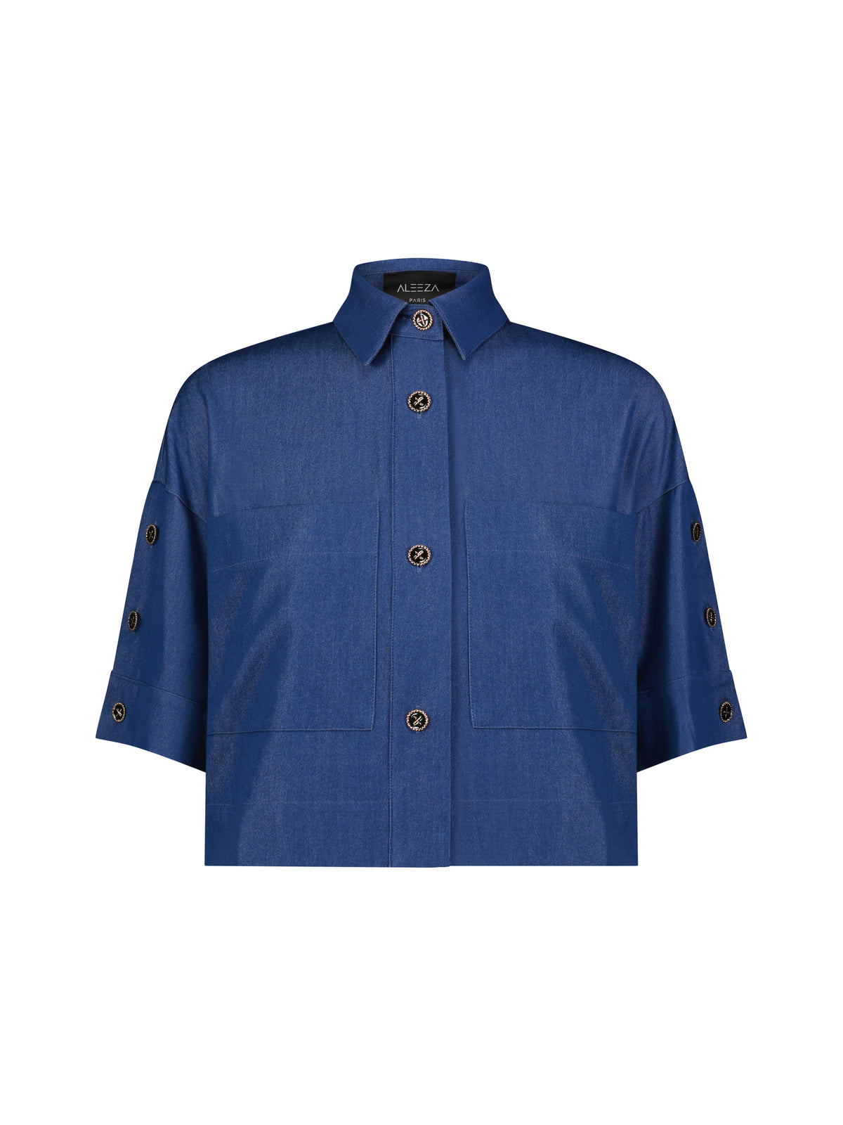 Aleeza Paris Diana Shirt – modest top in Denim