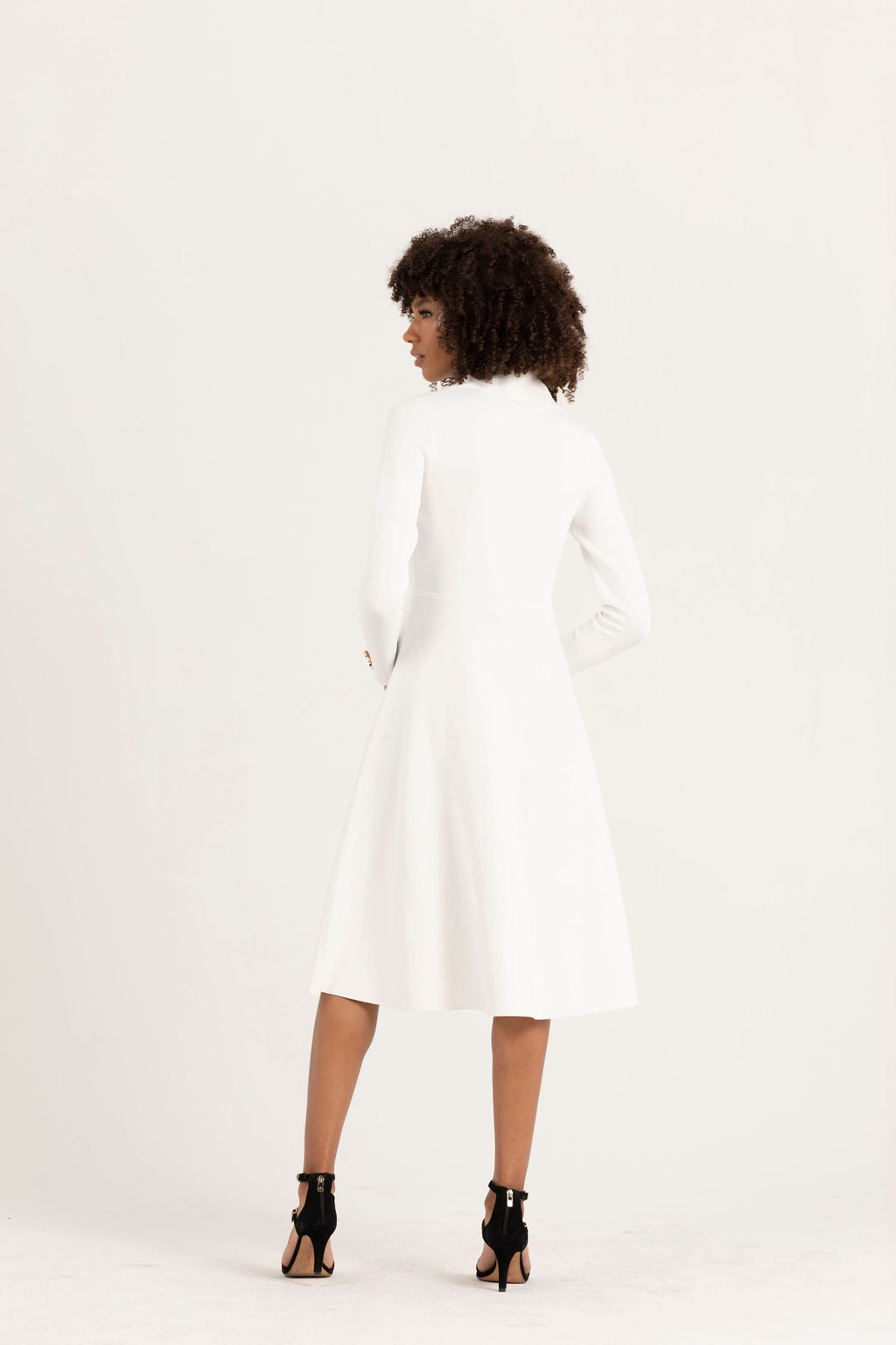 Aleeza Paris Dolcetto Knit Blazer Dress With Waistline – modest dress