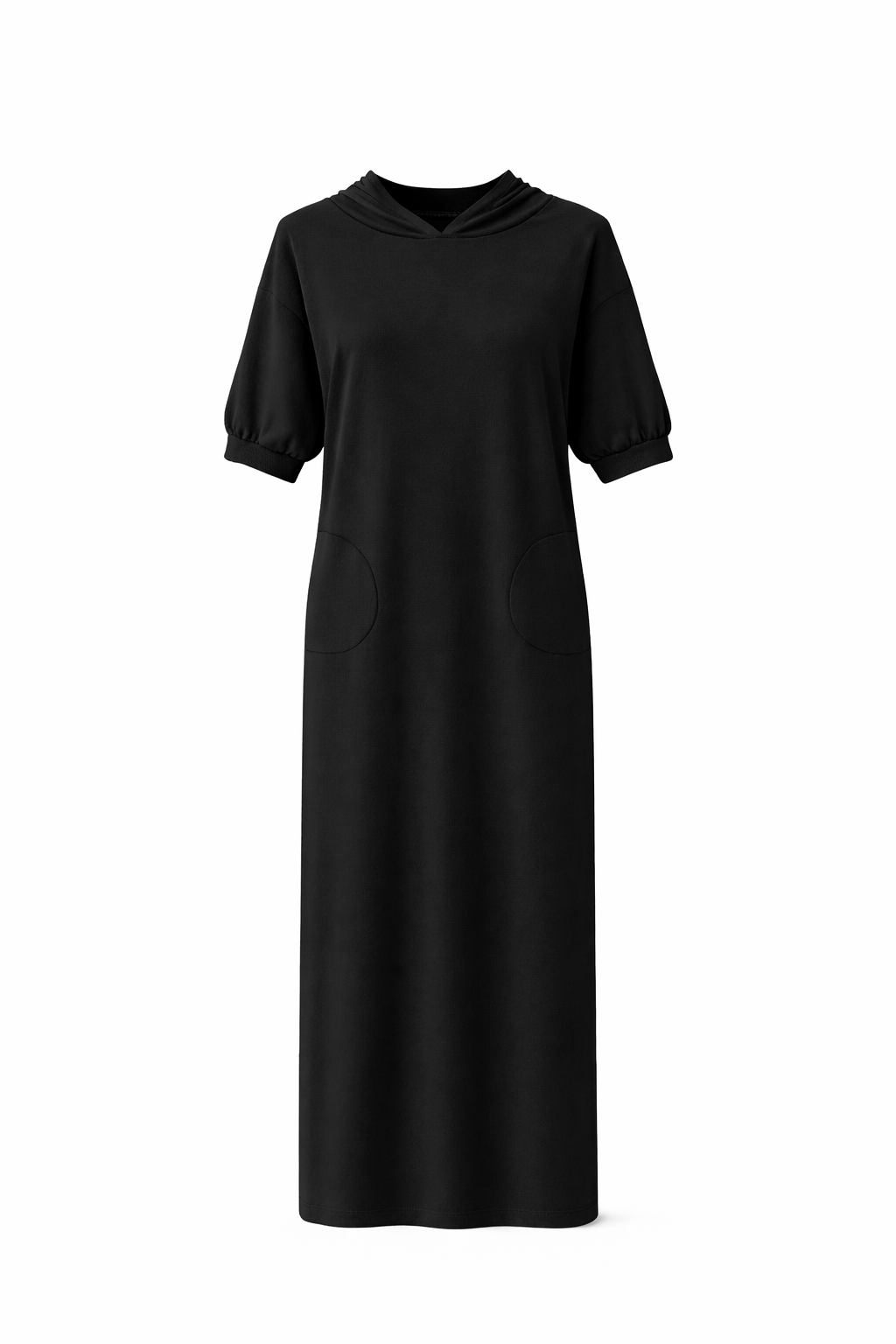 Aleeza Paris Essential Dolman Maxi Dress – modest dress in Black