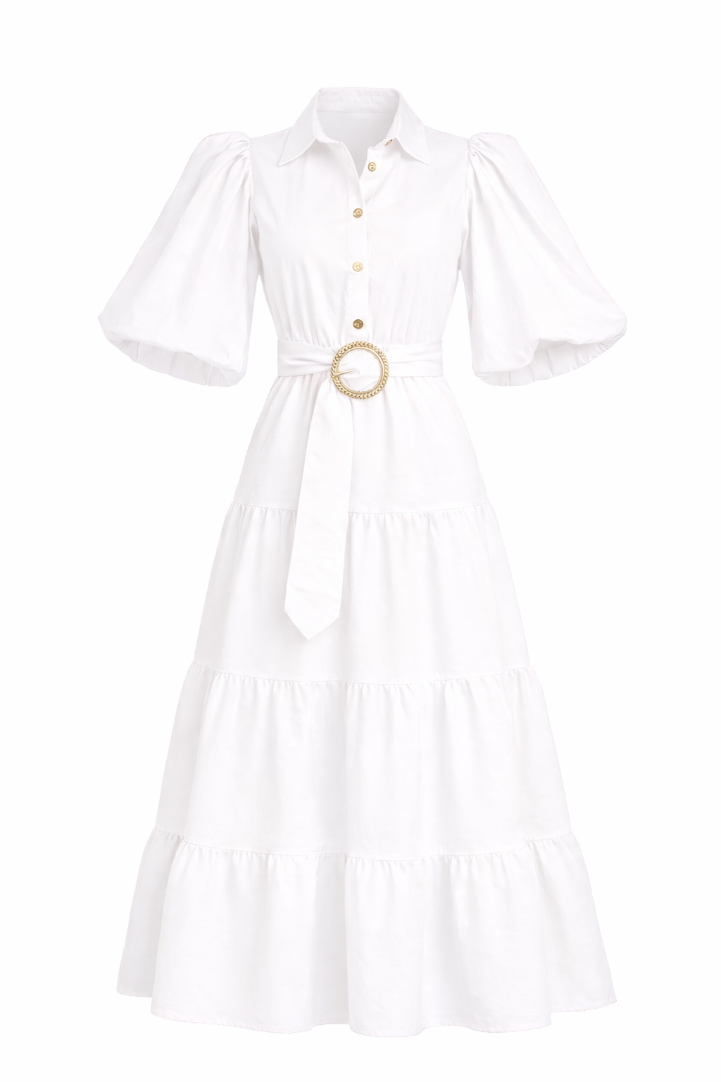Aleeza Paris Estelle Dress – modest dress in White