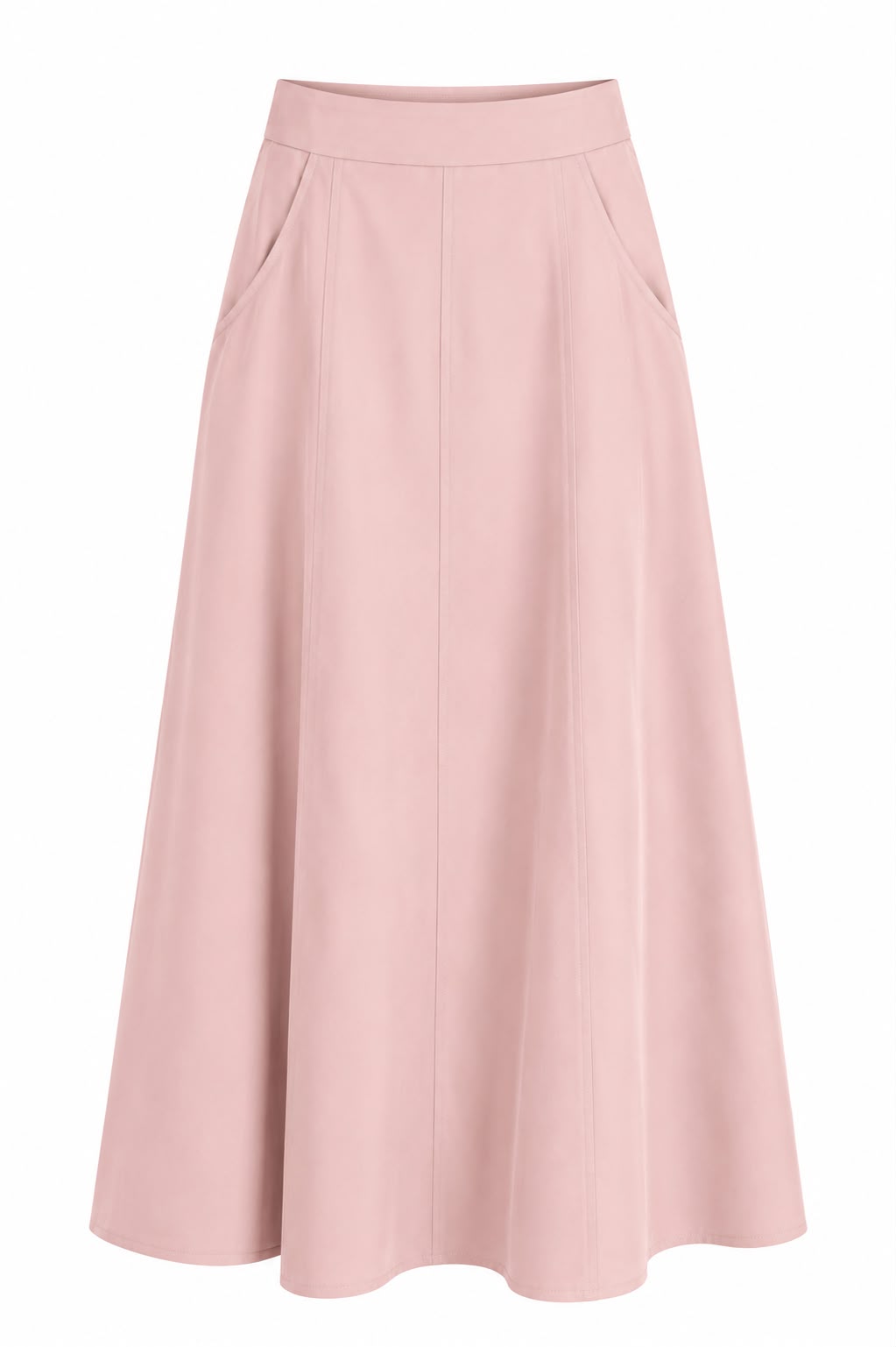 Aleeza Paris Eva Trench Skirt – modest skirt in Powder pink