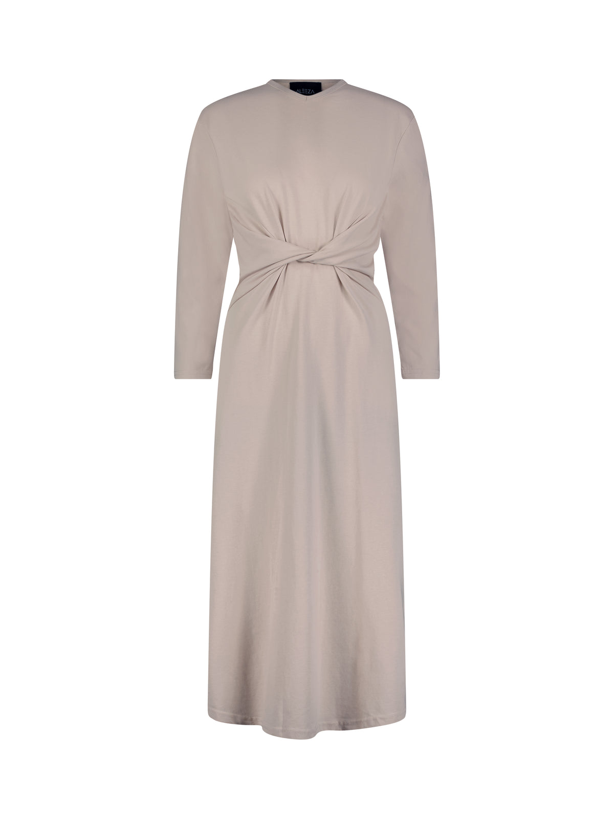 Aleeza Paris Fauchon Dress – modest dress in Tan