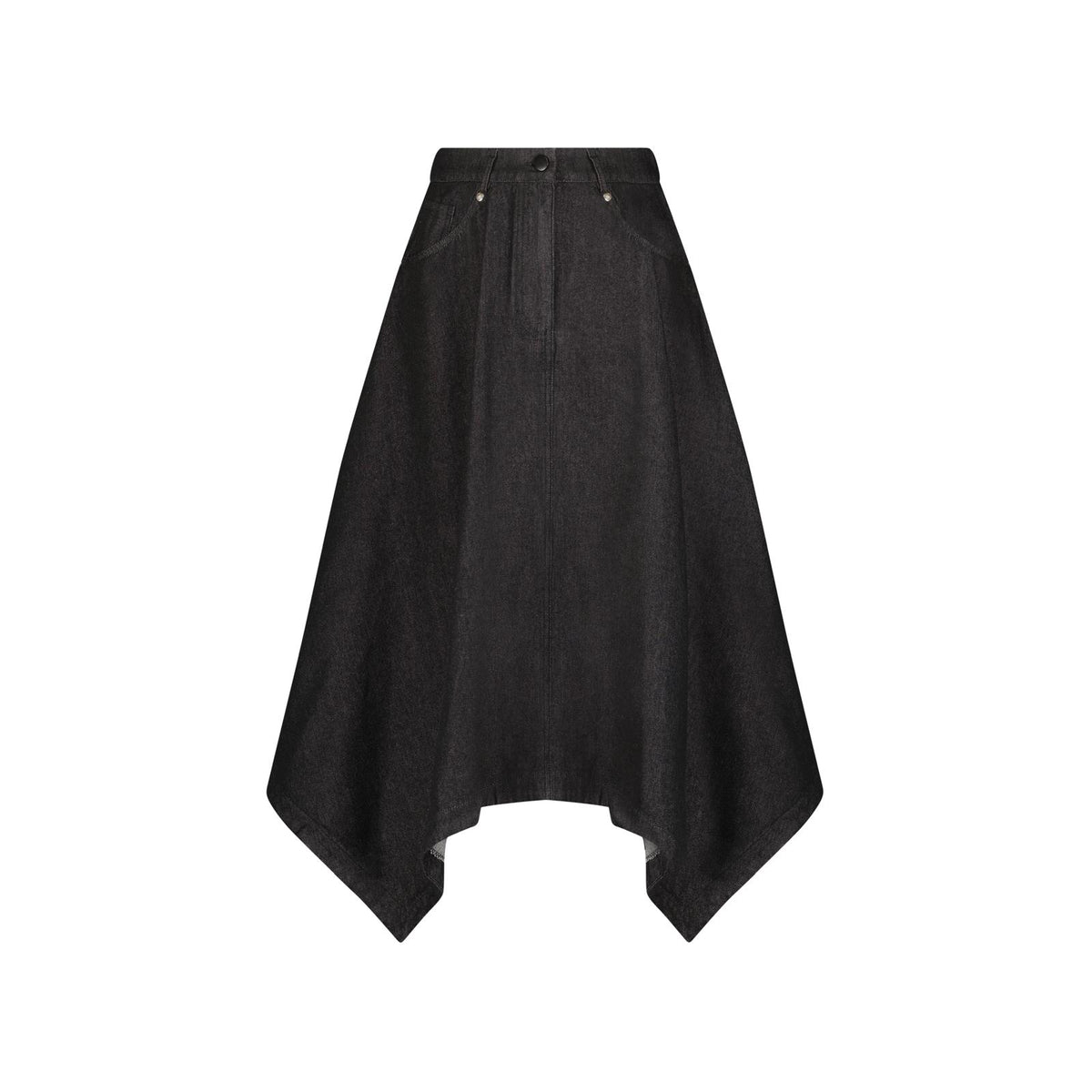 Aleeza Paris Handkerchief Hem Midi – modest top