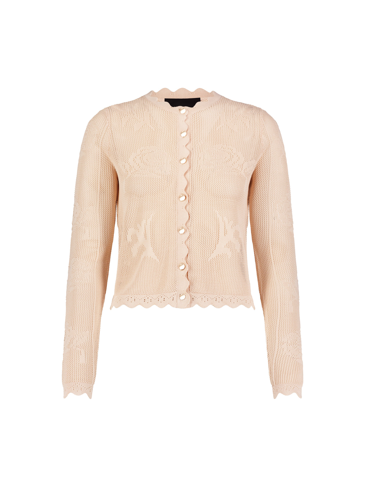 Aleeza Paris Hannah Shear Knit Cardigan – modest top in Blush