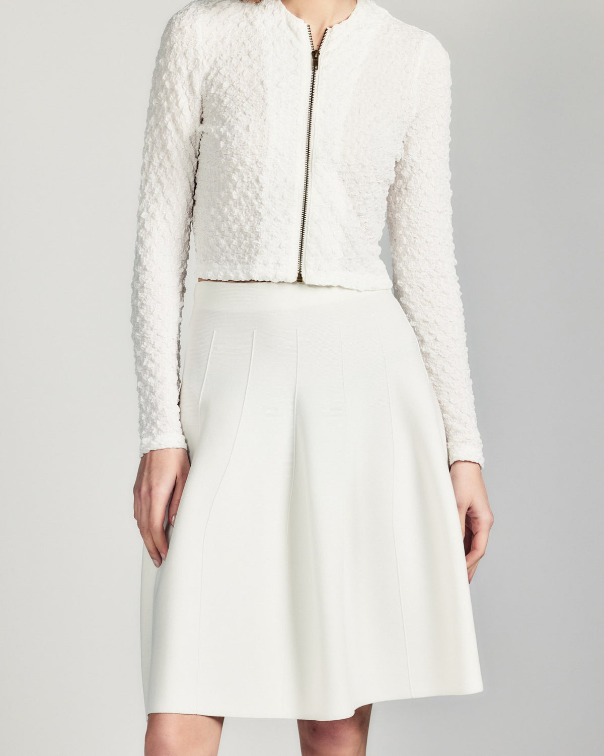 Aleeza Paris Jiffy Pop Zipper Cardigan – modest top