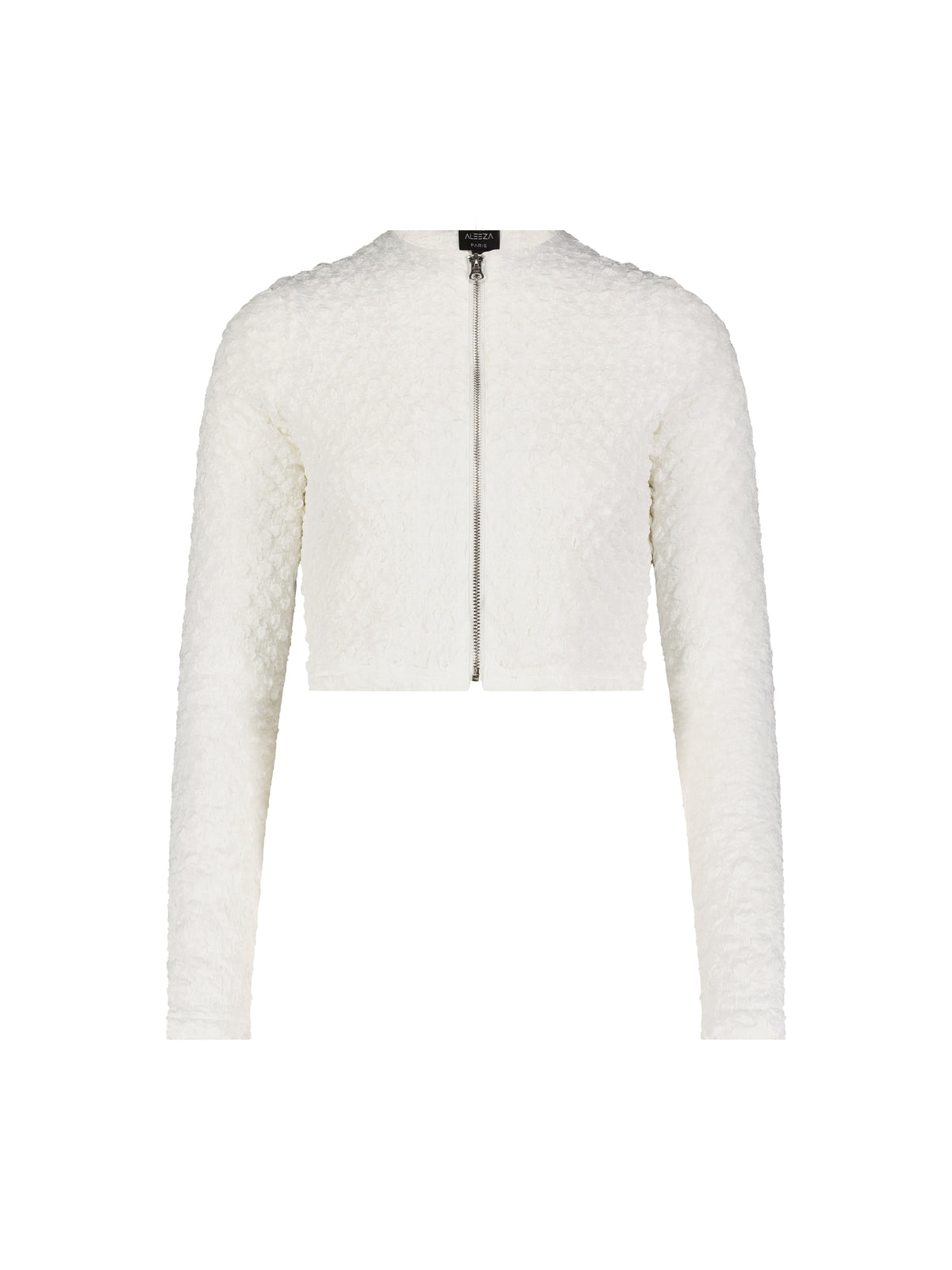 Aleeza Paris Jiffy Pop Zipper Cardigan – modest top