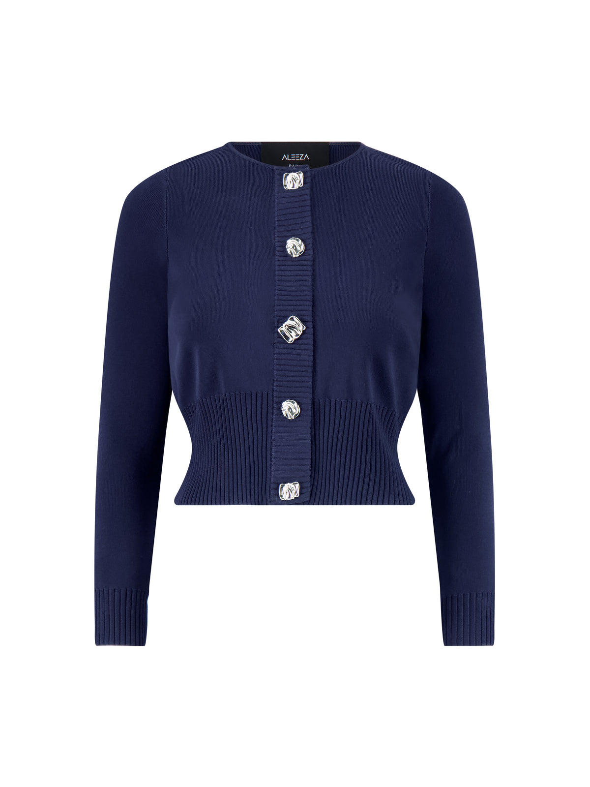 Aleeza Paris Jimmy Luxe Cardigan – modest top in Navy