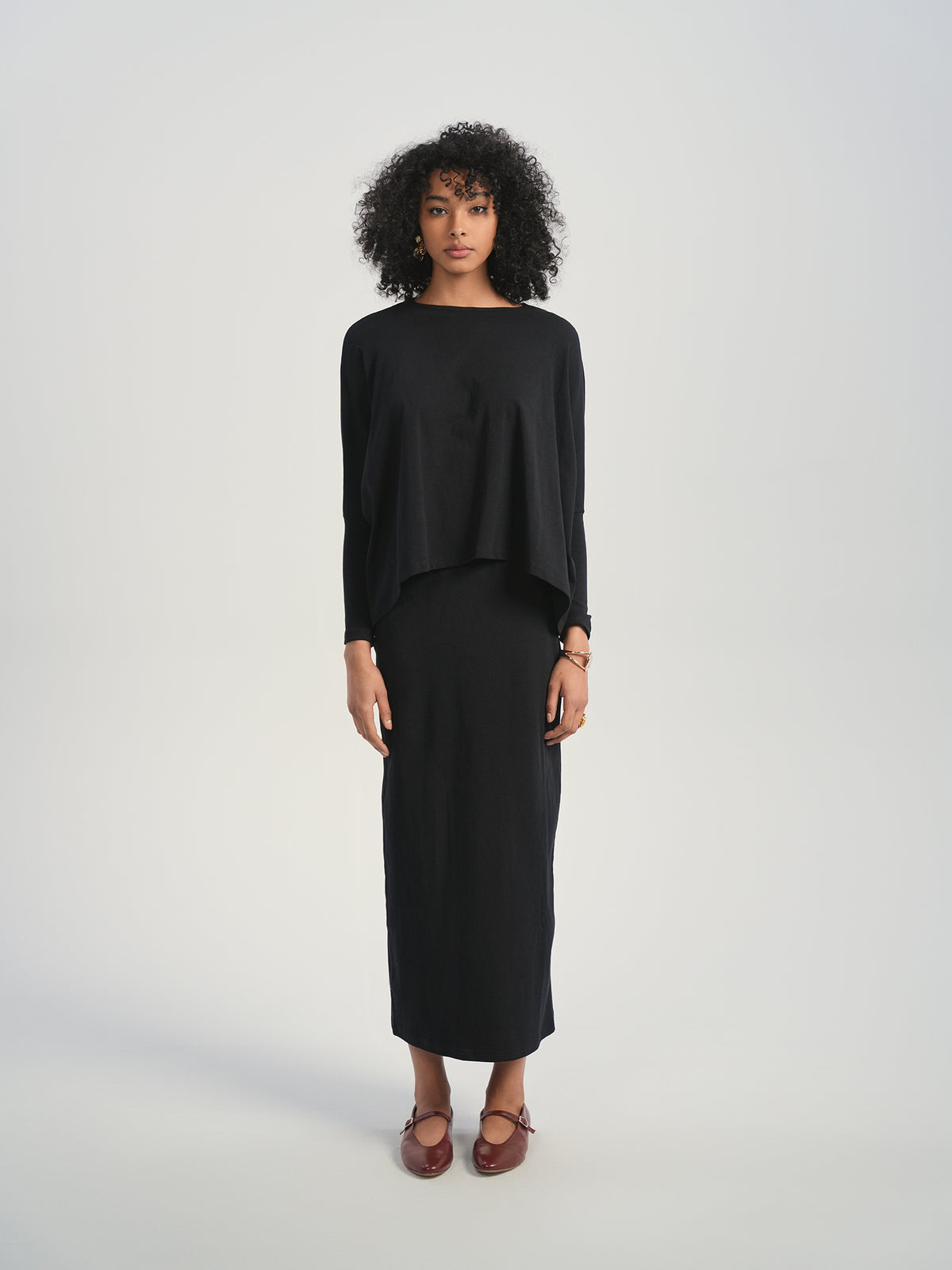 Aleeza Paris Kota Skirt – modest skirt in Black