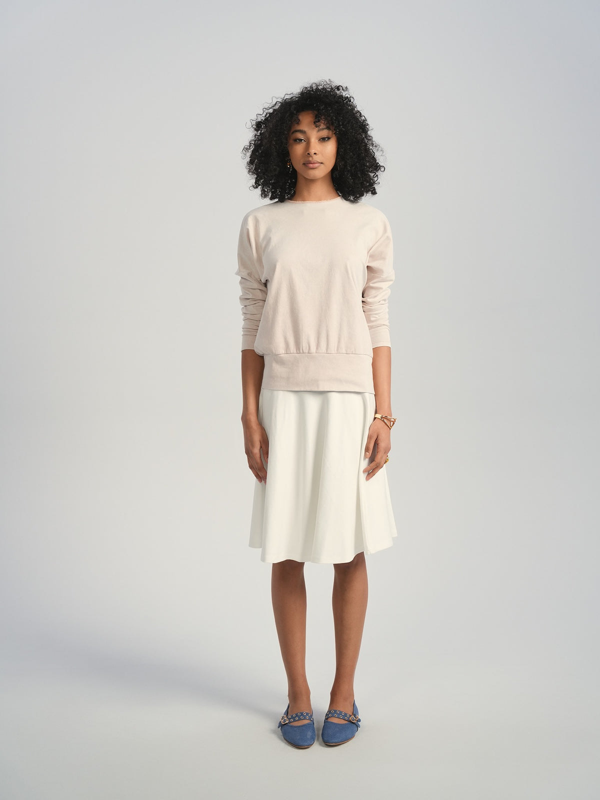 Aleeza Paris Lara T-shirt – modest top in Sage Green