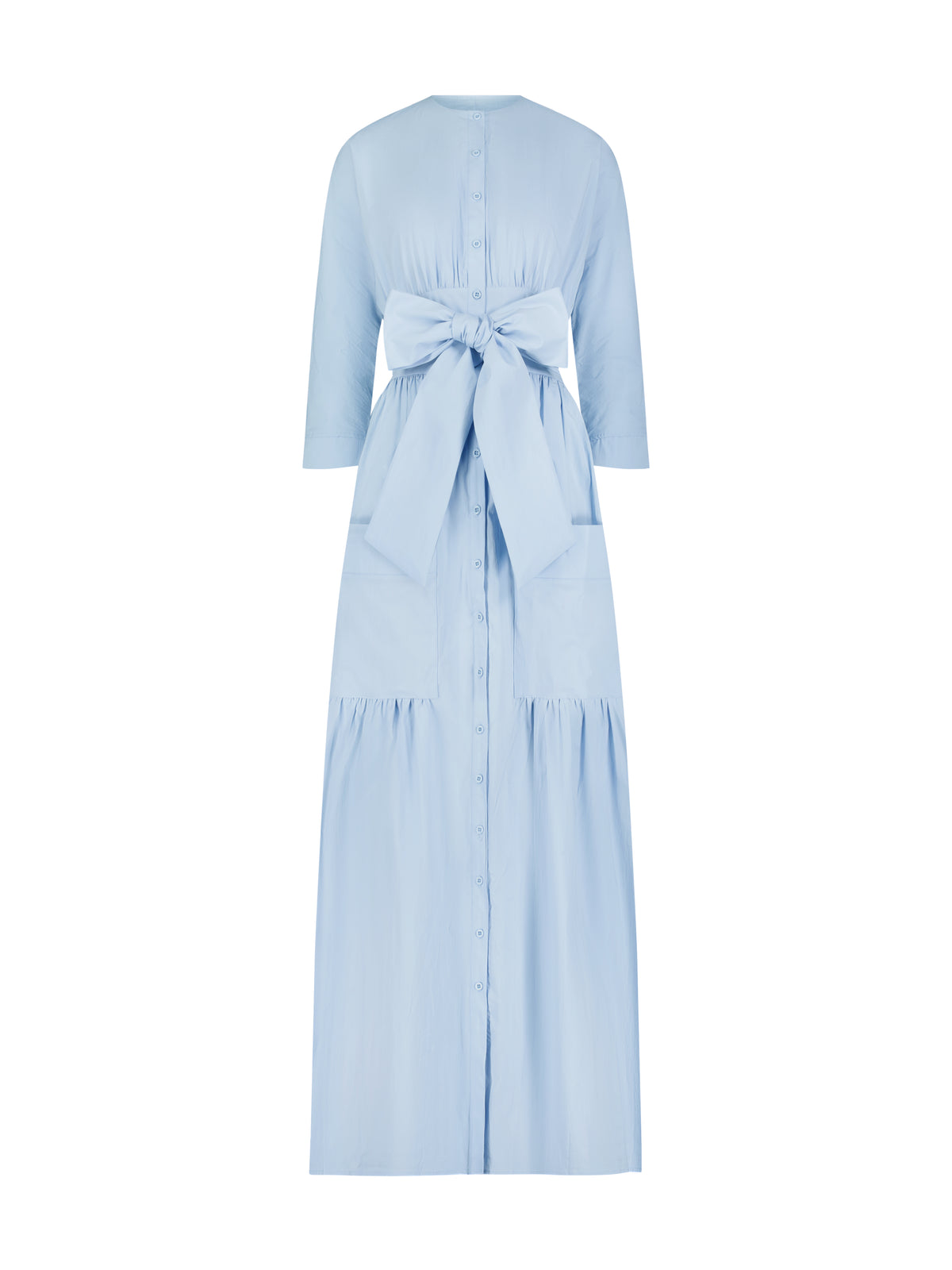 Aleeza Paris Larella Dress – modest dress in Light Blue