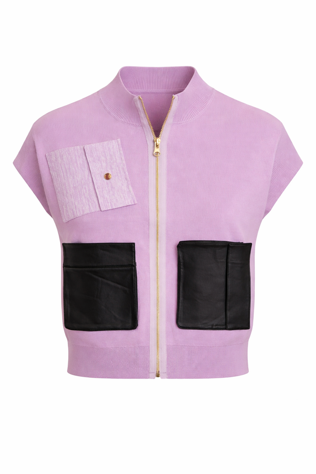 Champagne Knit Vest