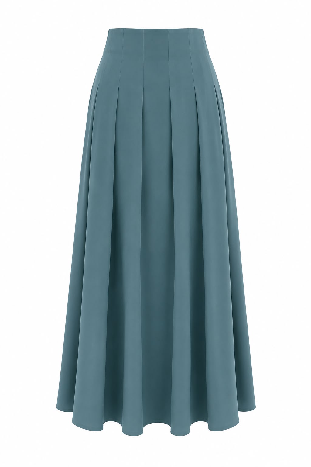 Aleeza Paris Maxi Pleat Skirt – modest skirt in Dusty Blue