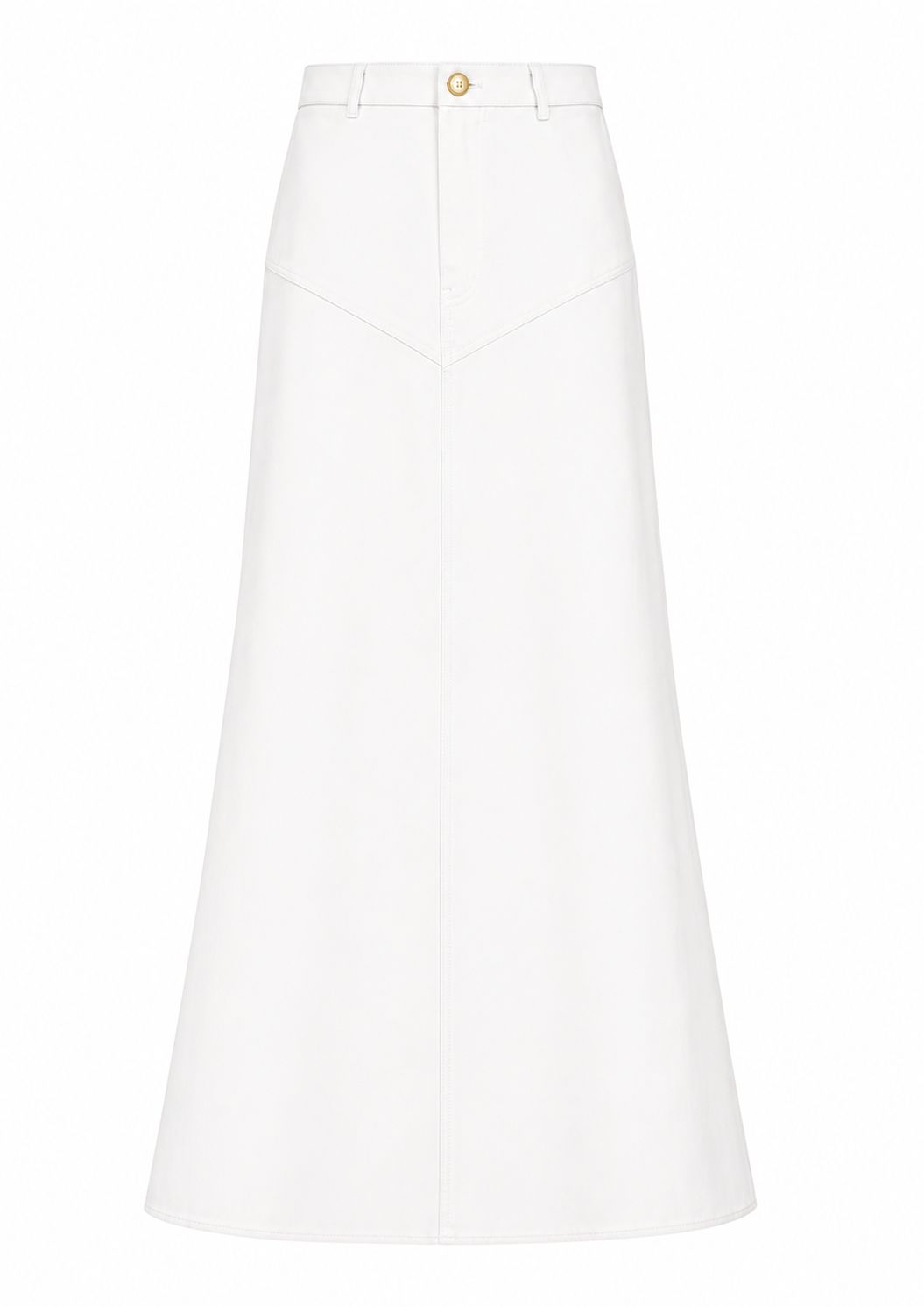 Aleeza Paris Milano Structured A-Line Skirt – modest skirt in Ivory