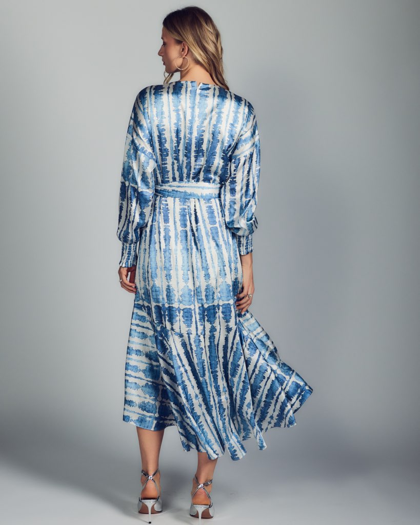 Aleeza Paris Onyx Printed Dress – modest dress in 43