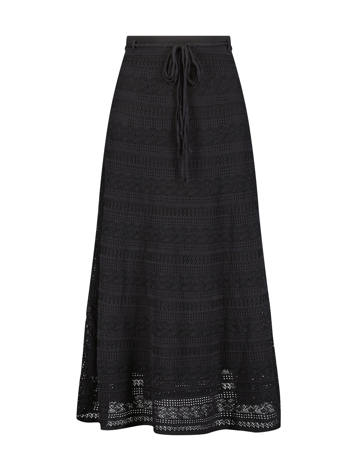 Aleeza Paris Oxford Knit Skirt – modest skirt in Black
