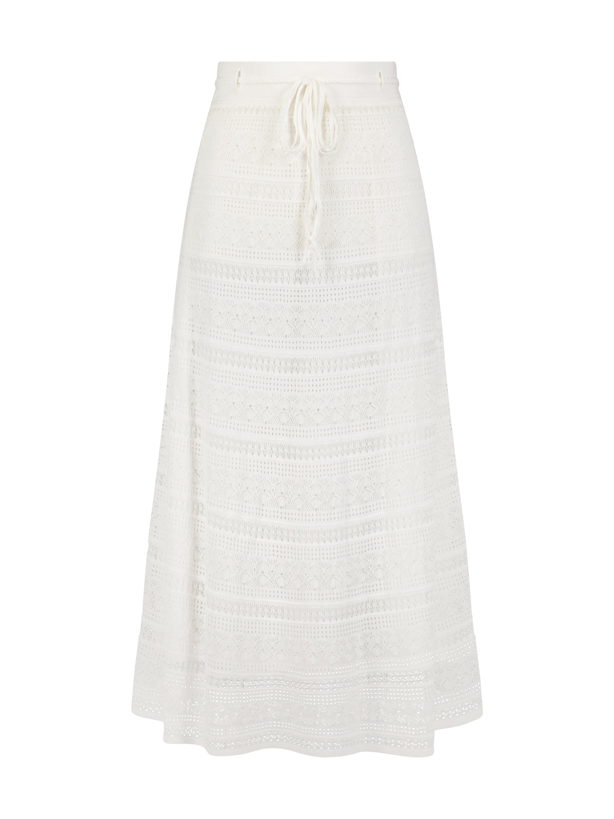Aleeza Paris Oxford Knit Skirt – modest skirt in Ivory